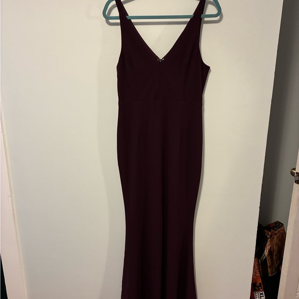Elegant Purple Sleeveless Dress